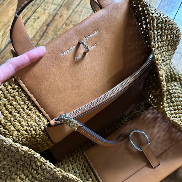 Proenza Schouler White Label Raffia Tote - Picture 10 of 16